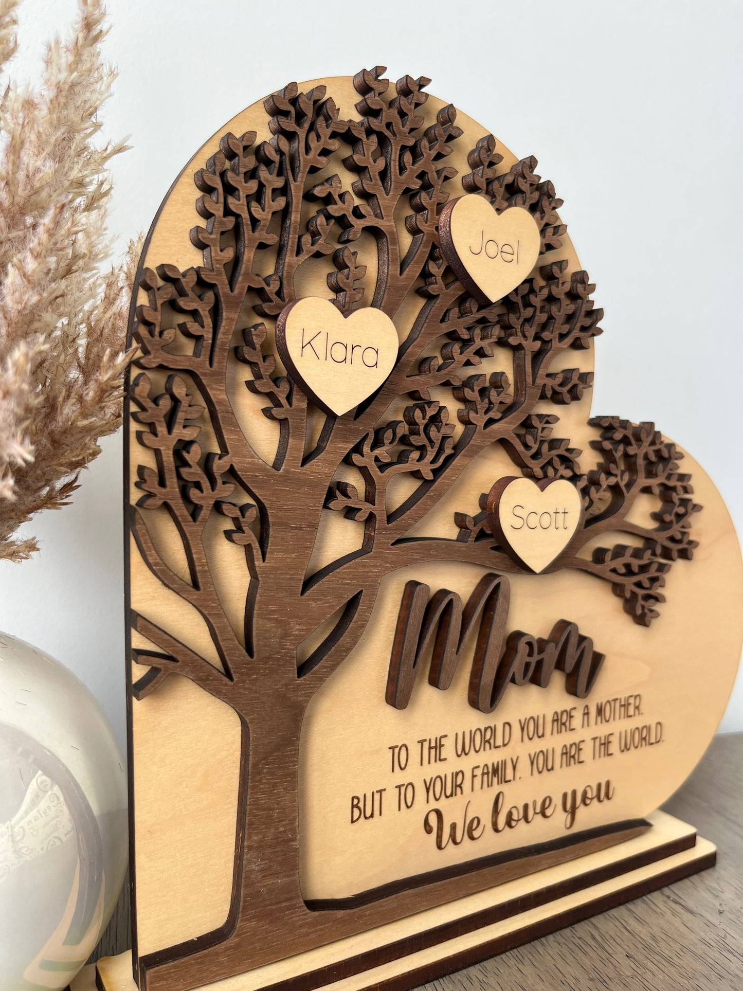 WALNUT FAMILY TREE - TO THE WORLD - MOTHER'S DAY
