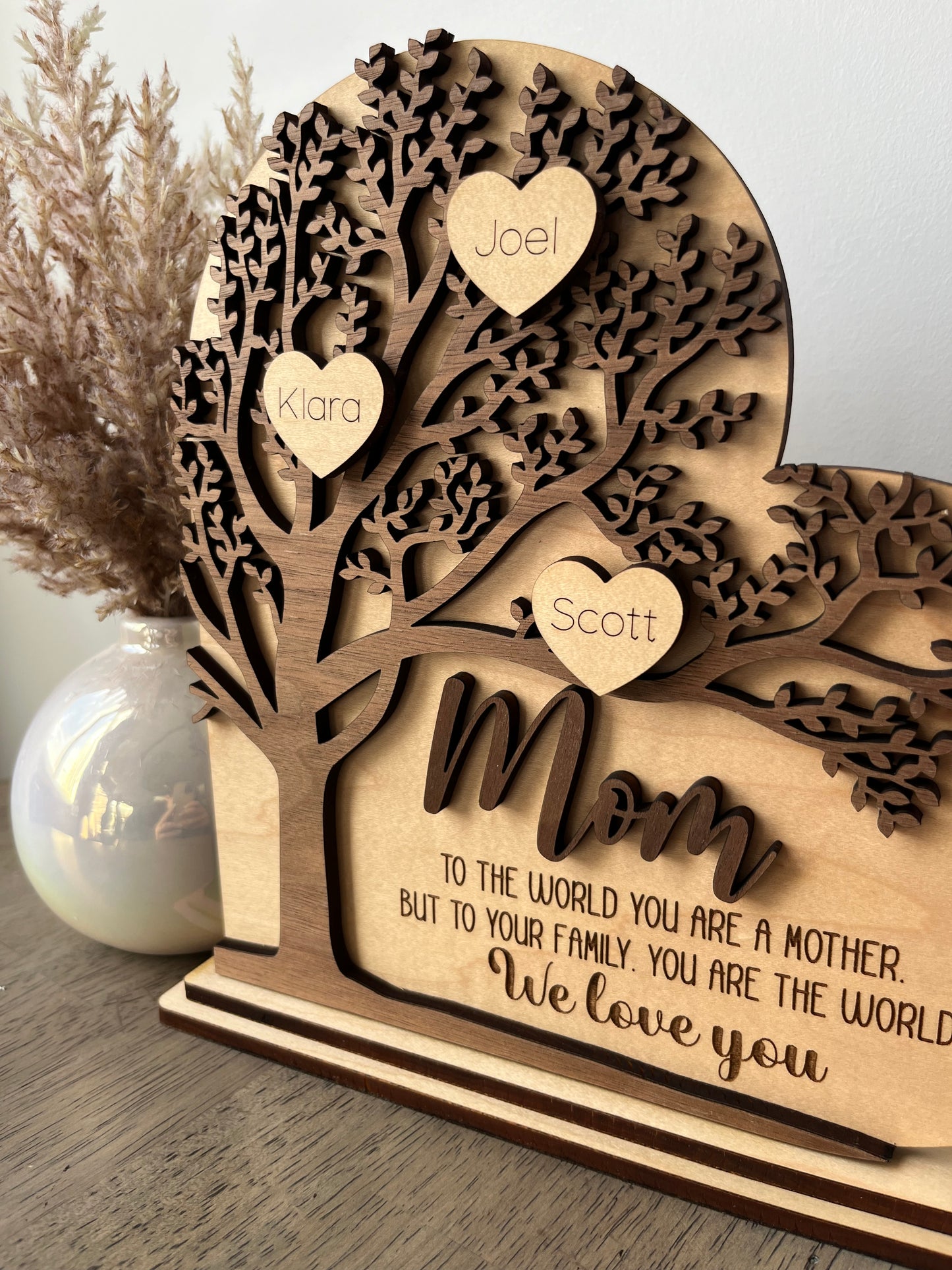 WALNUT FAMILY TREE - TO THE WORLD - MOTHER'S DAY