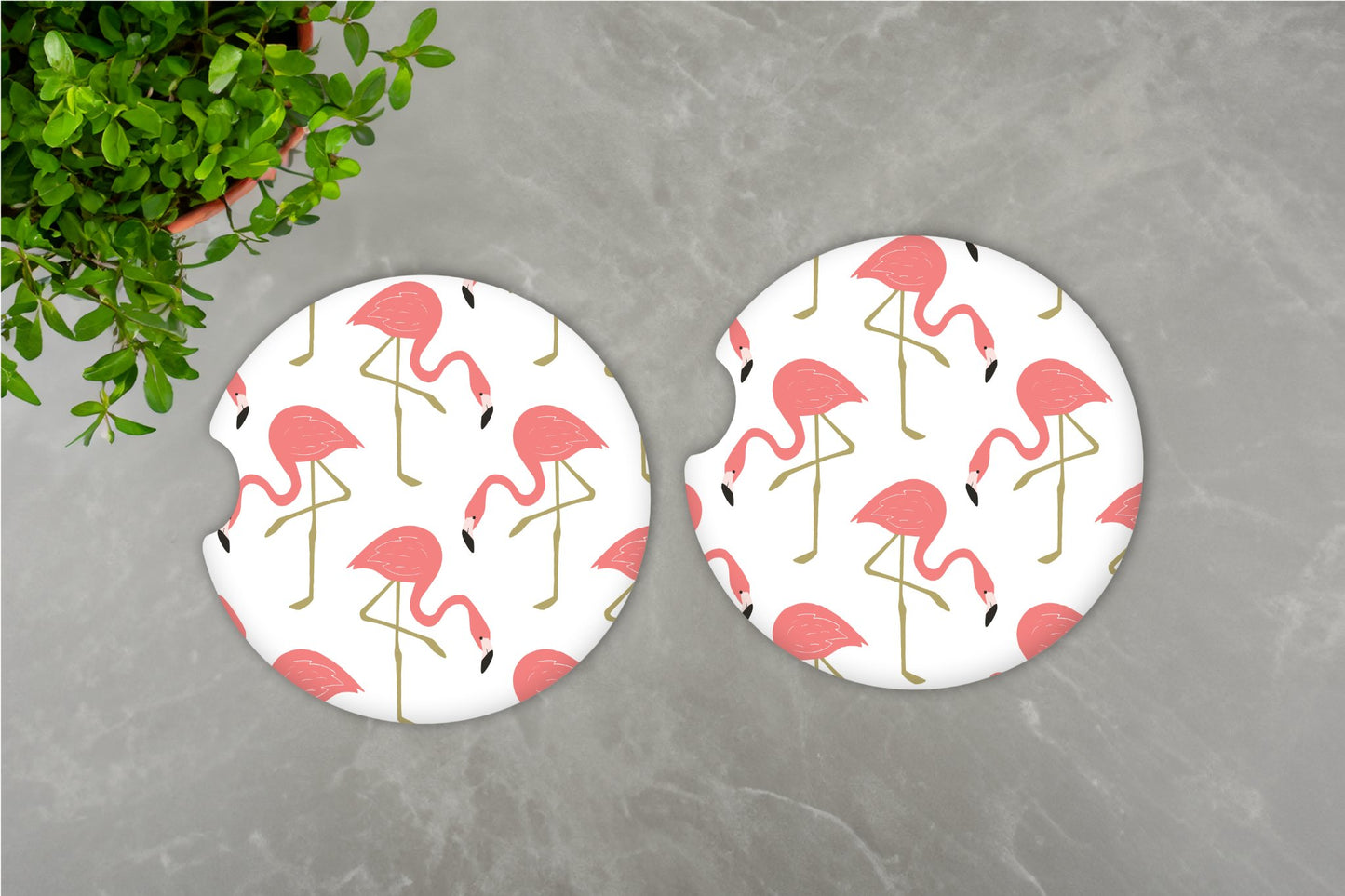 CI - 0181 - FLAMINGO CAR COASTERS - 1