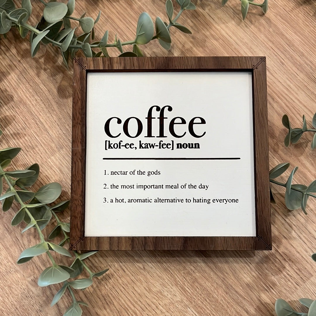 COFFEE DEFINITION LEANER