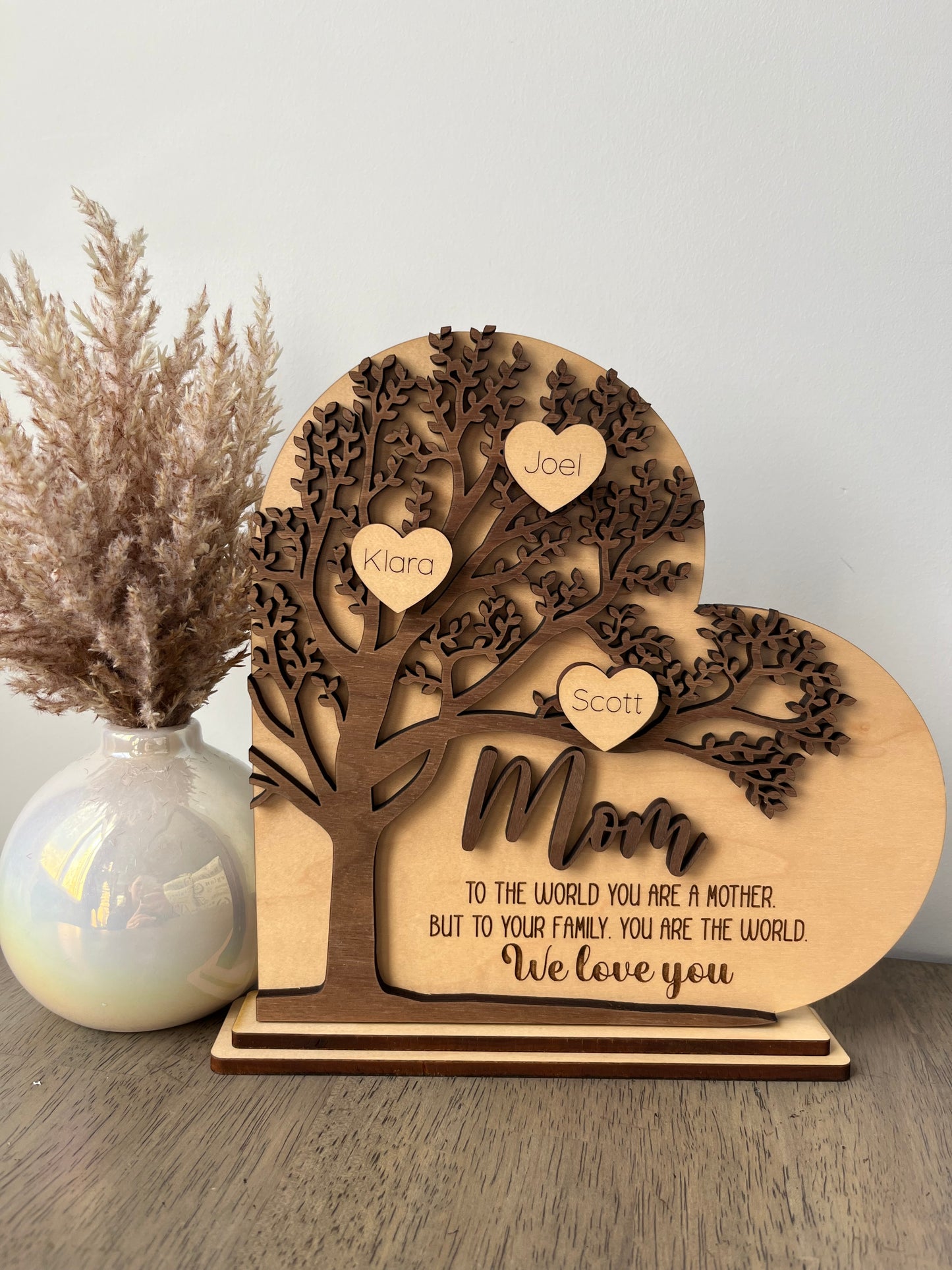 WALNUT FAMILY TREE - TO THE WORLD - MOTHER'S DAY