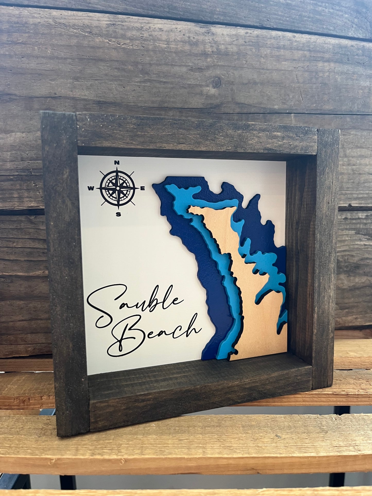MINI FRAMED LAKE MAPS