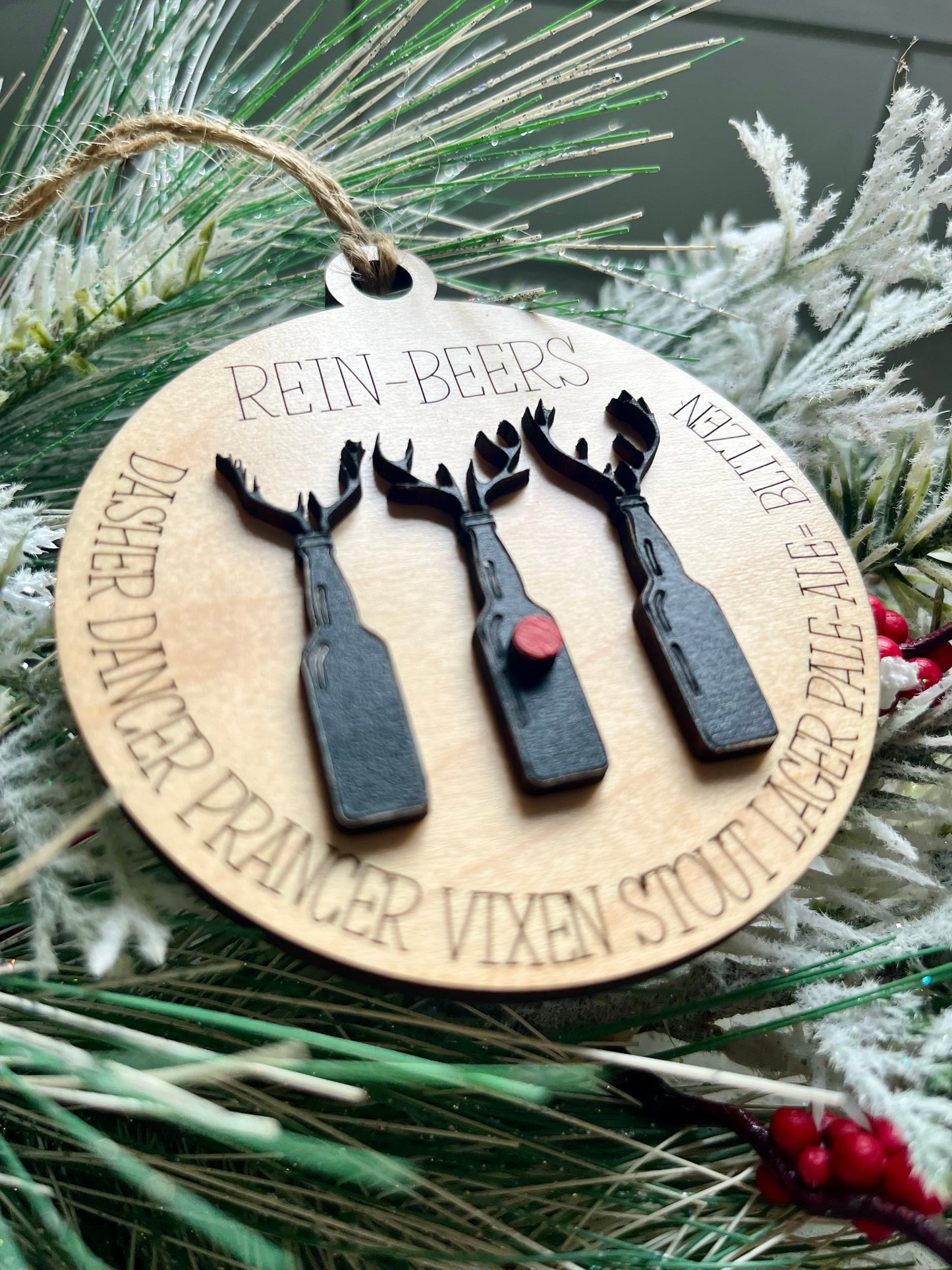 REIN-BEERS ORNAMENT