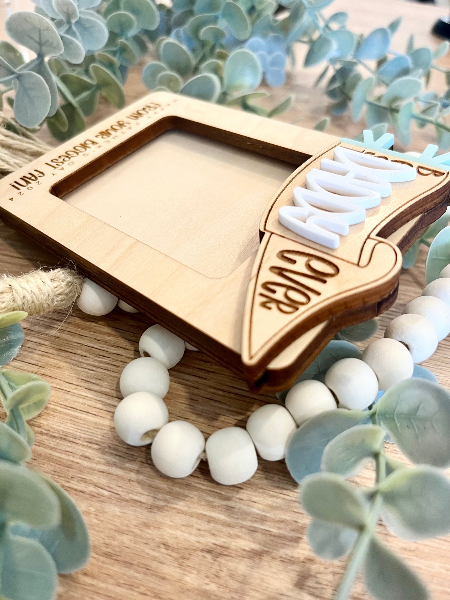 FATHER'S DAY VISOR CLIP FRAME- BIGGEST FANS