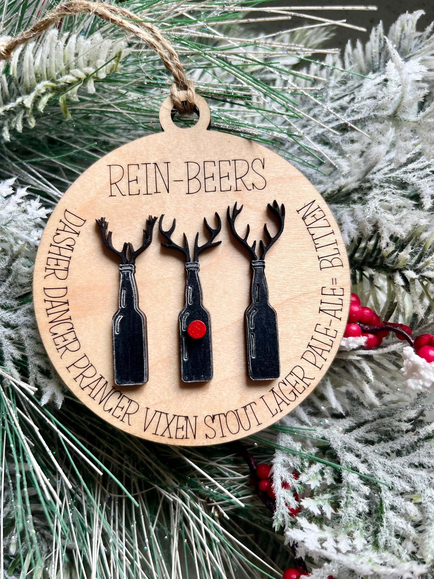 REIN-BEERS ORNAMENT