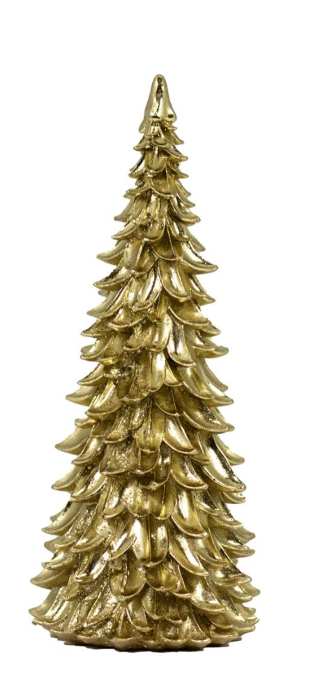 GOLD FOIL CHRISTMAS TREE / S11