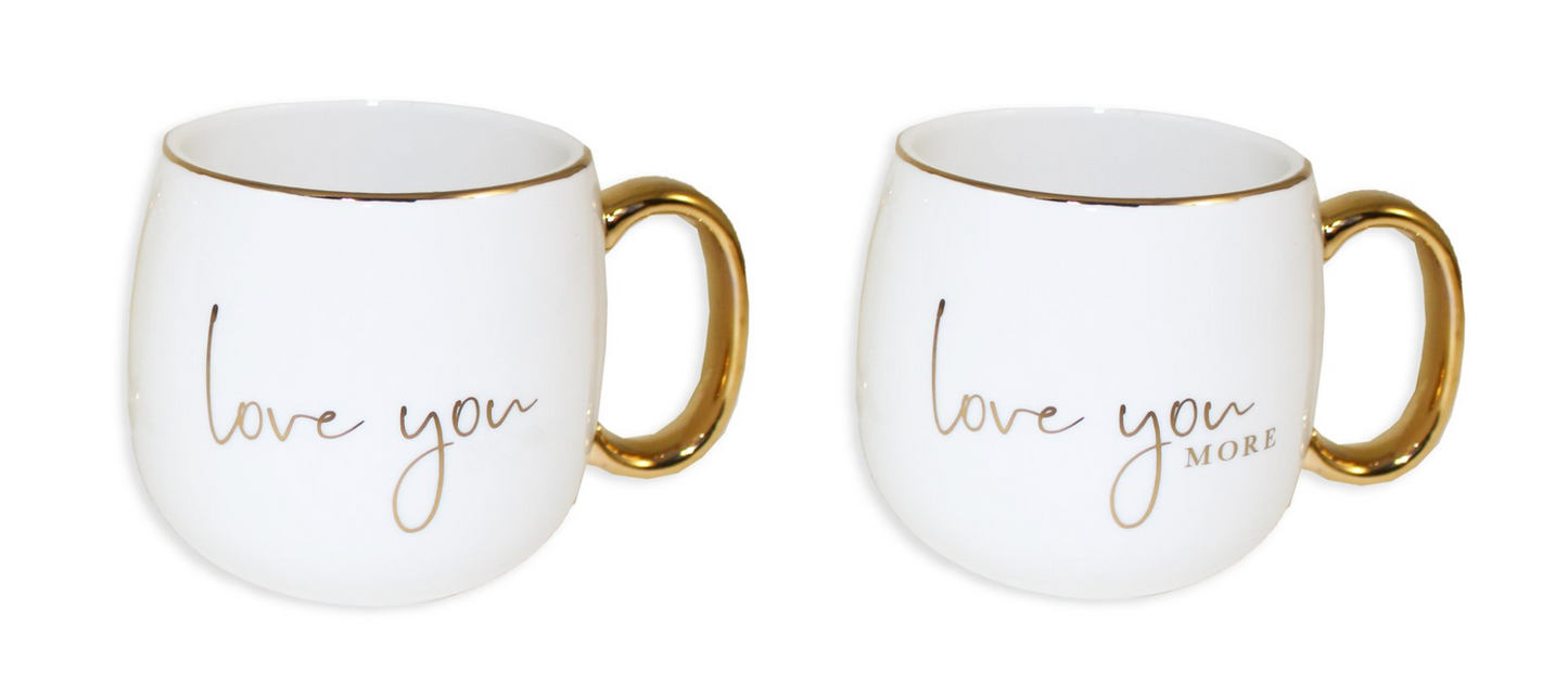 LOVE YOU / LOVE YOU MORE MUGS / S51 *