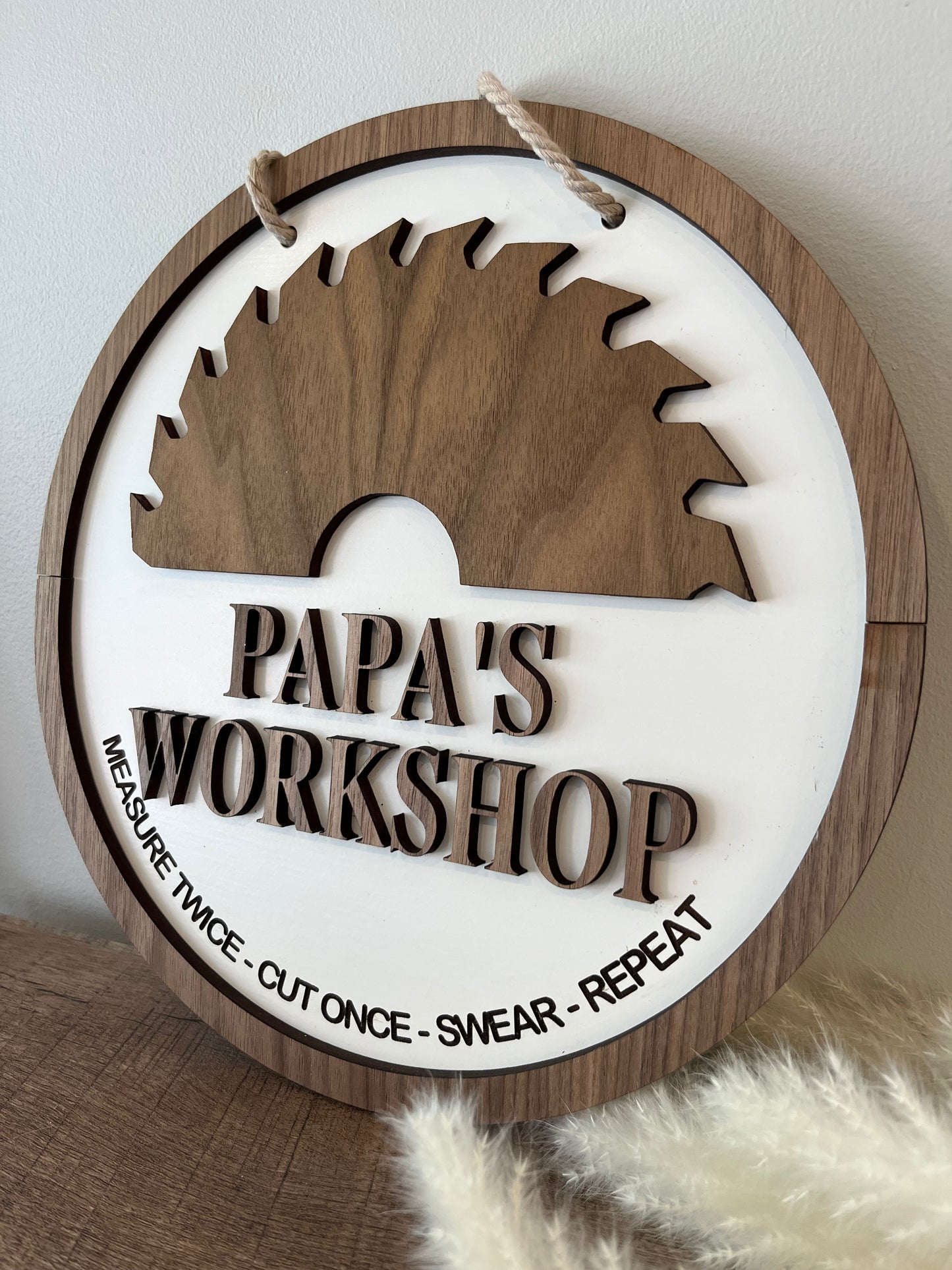 WORKSHOP SAW SIGN