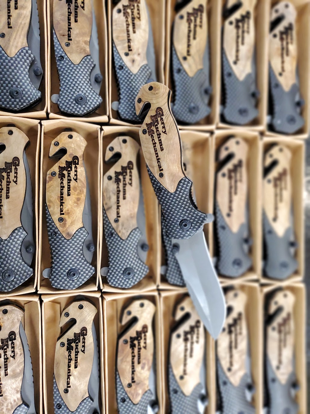 ENGRAVED POCKET UTENSIL - KNIFE