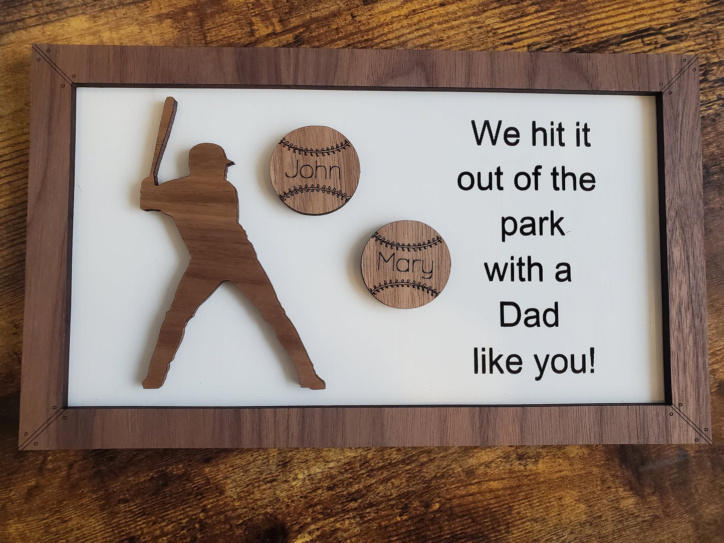 BASEBALL DAD / PAPA / GRANDPA SIGN
