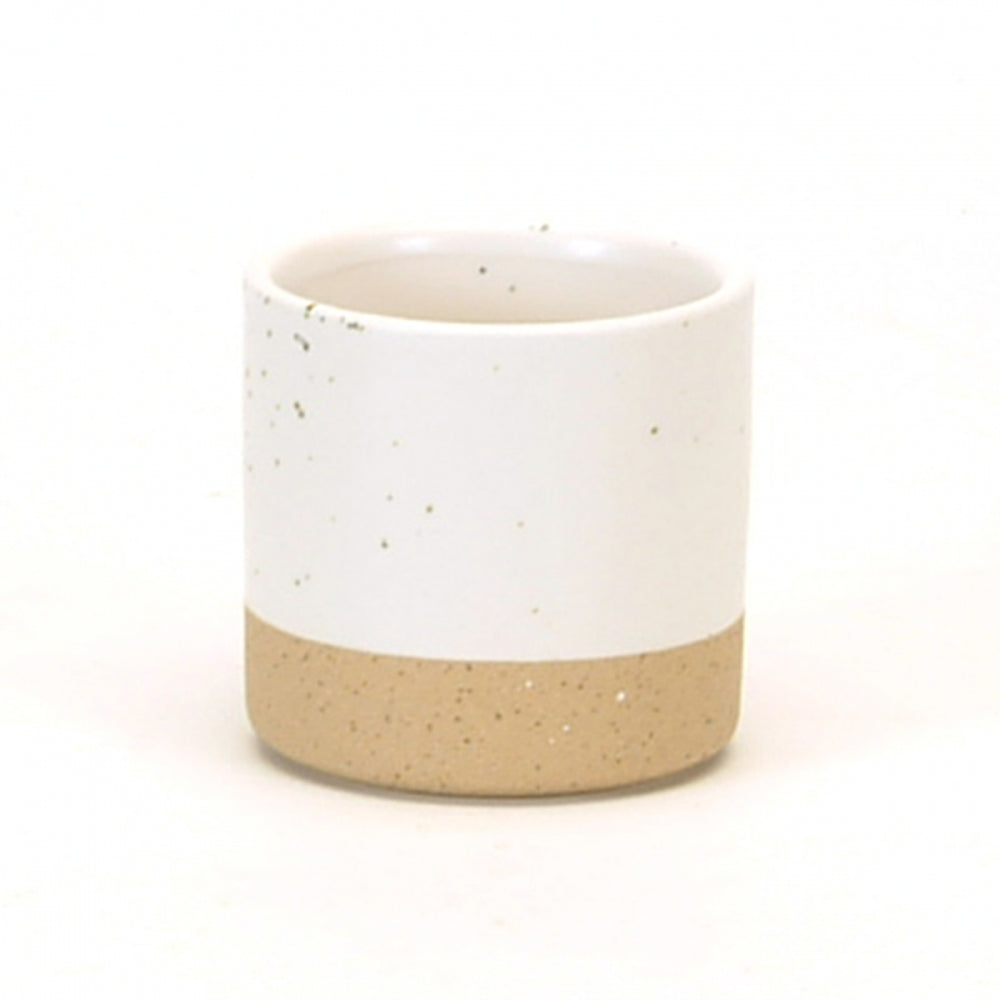 SPECKLED SANDSTONE POT / B3640 *