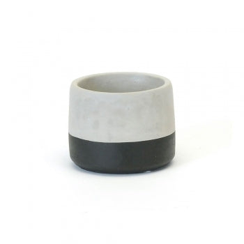 2 TONE CEMENT POT / B3729