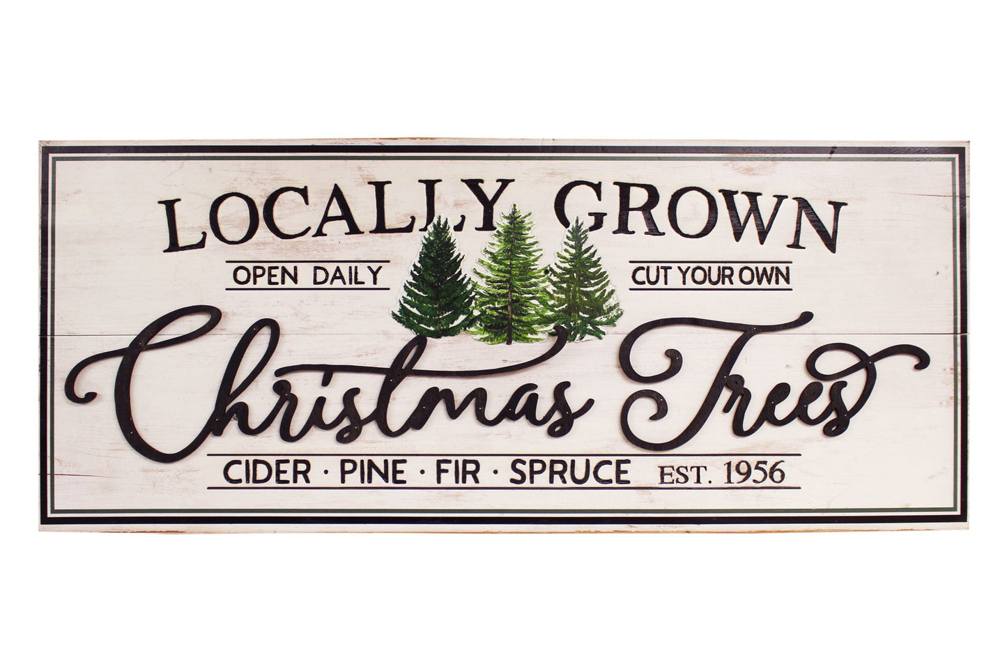 CHRISTMAS TREE SIGN / S316