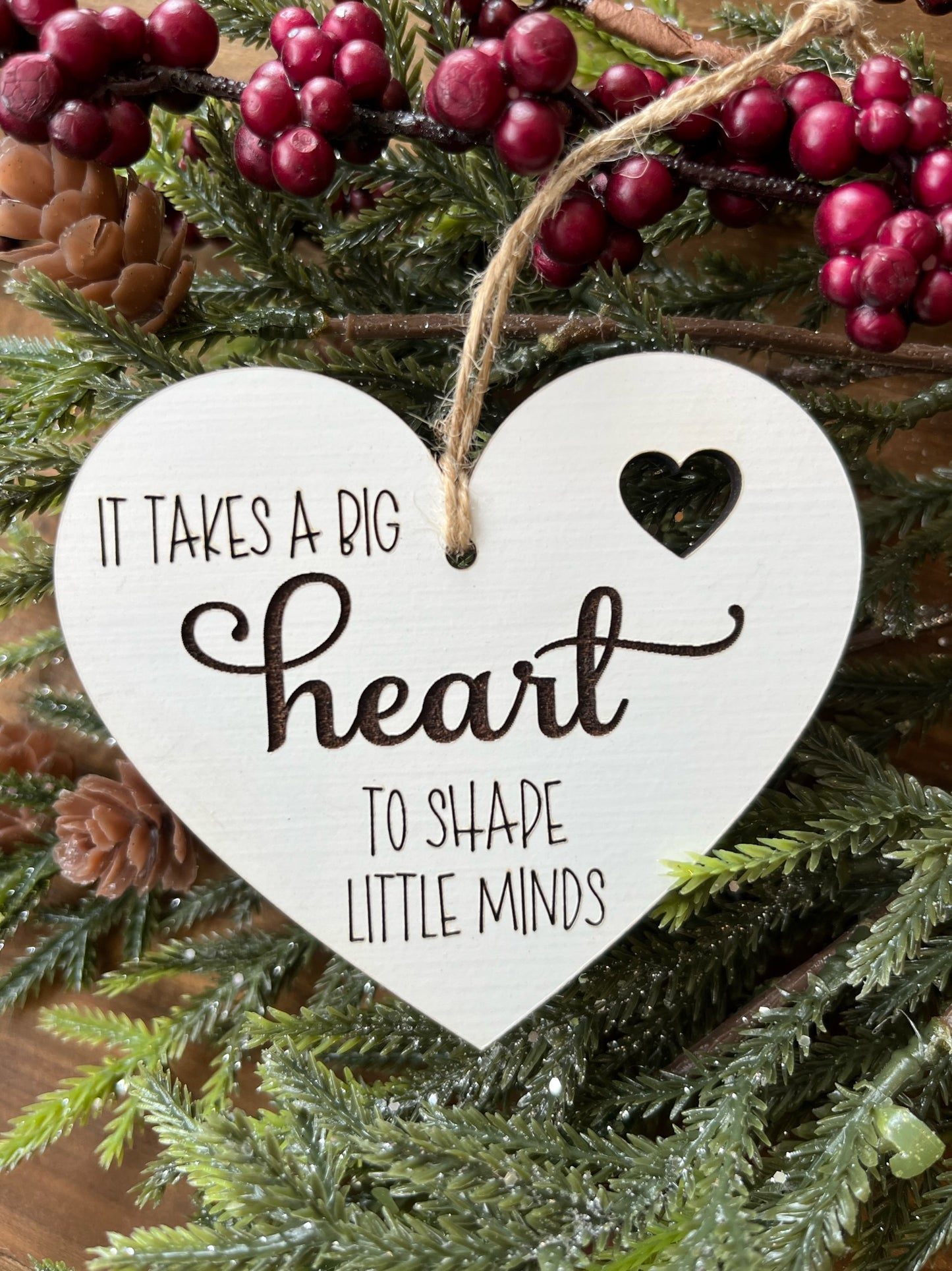 IT TAKES A BIG HEART ORNAMENT