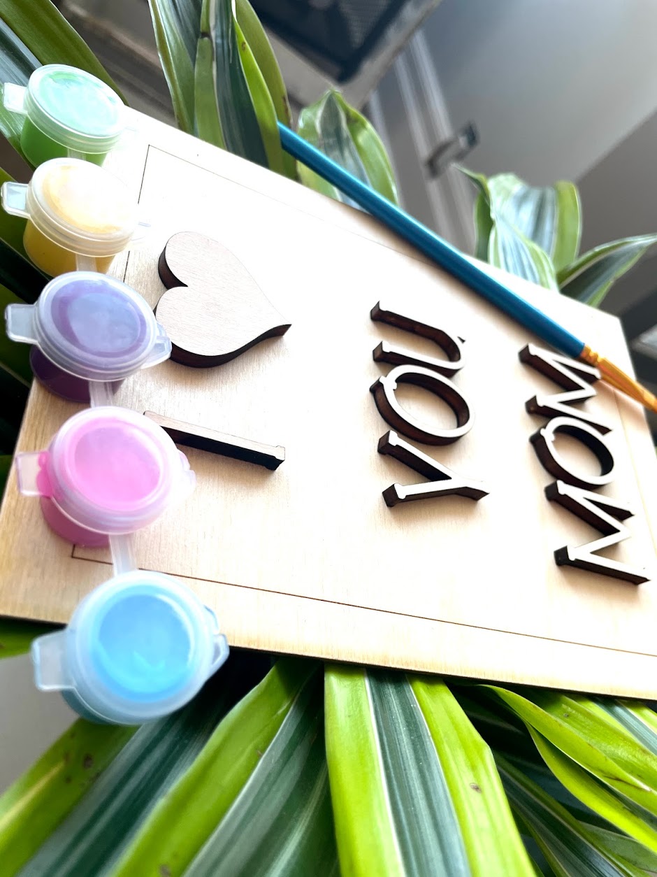 DIY I LOVE YOU MOM, NANA, GRANDMA