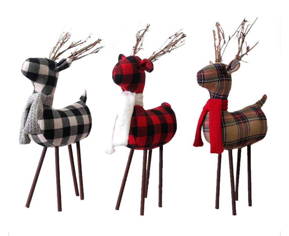 PLAID REINDEER / K45820