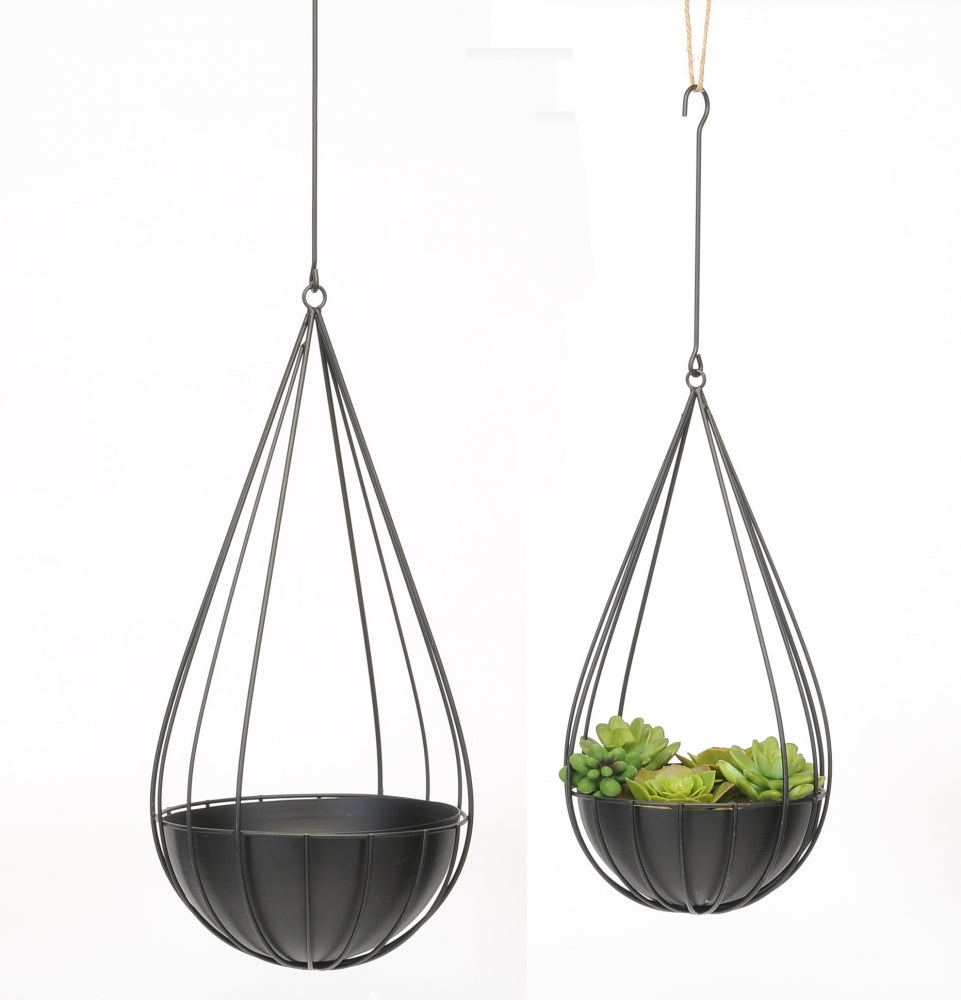 TEARDROP HANGING PLANTERS / B8179