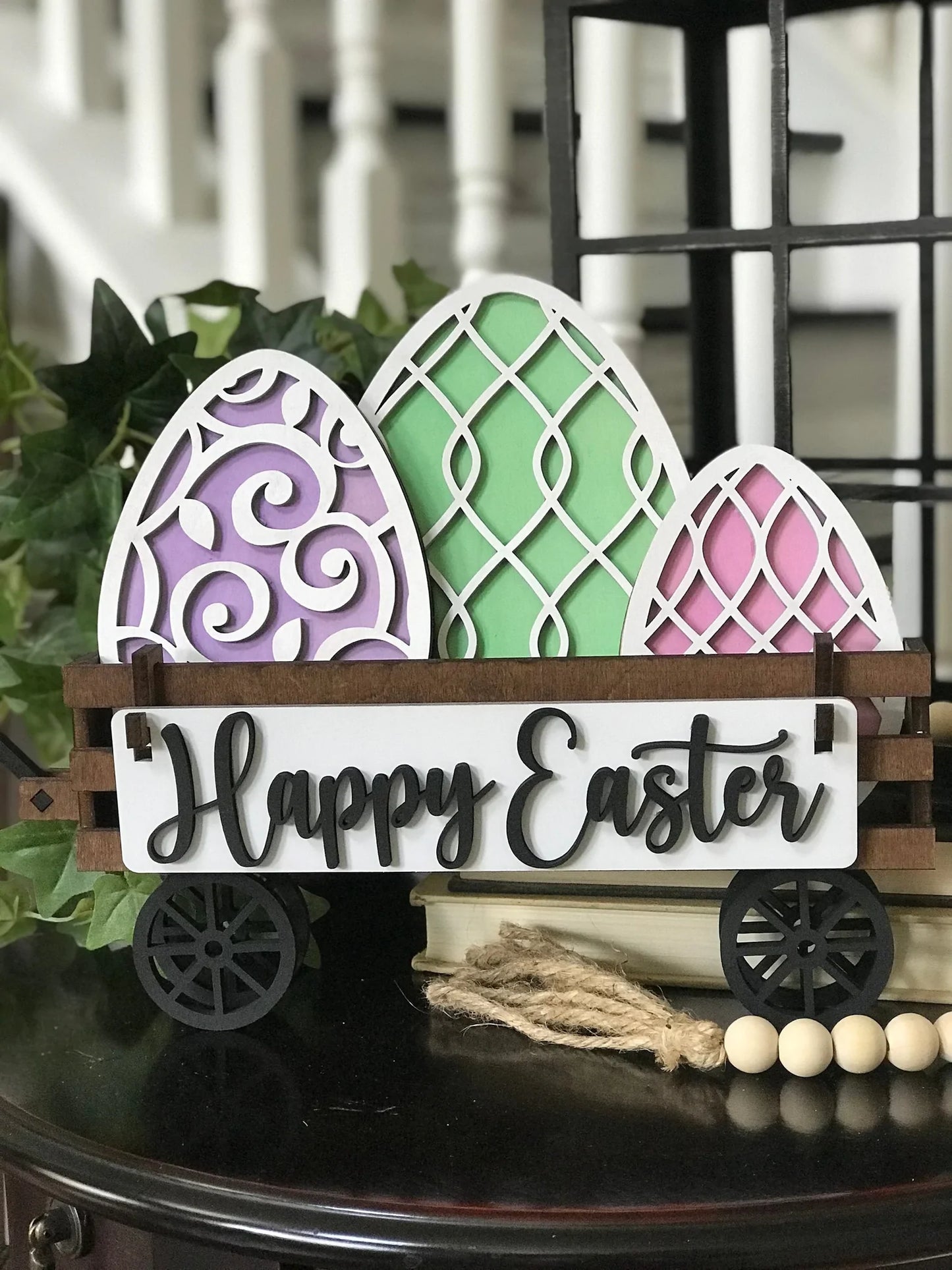 EASTER EGGS INTERCHANGEABLE WAGON DIY