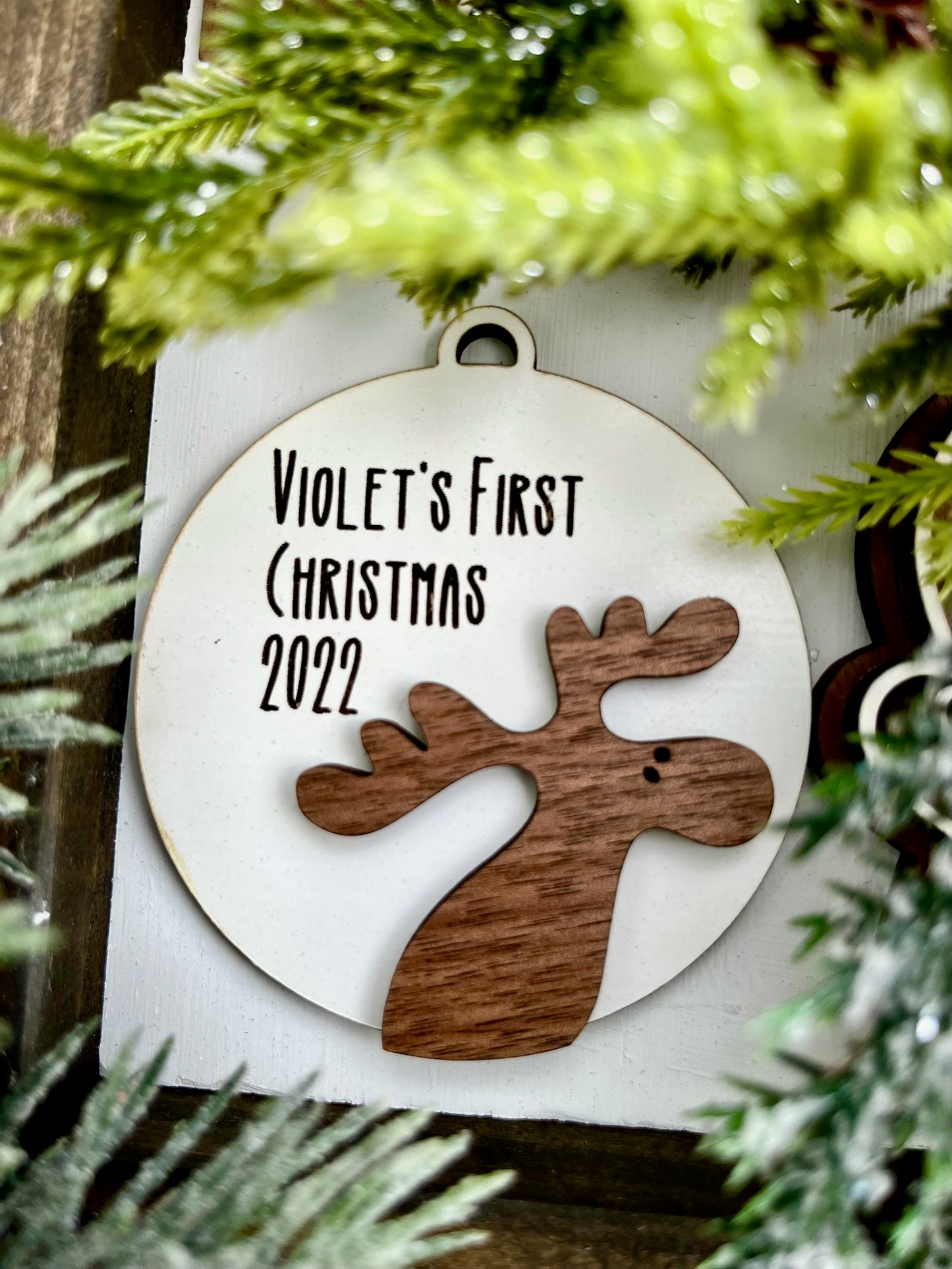 BABYS FIRST CHRISTMAS ORNAMENTS - PERSONALIZED