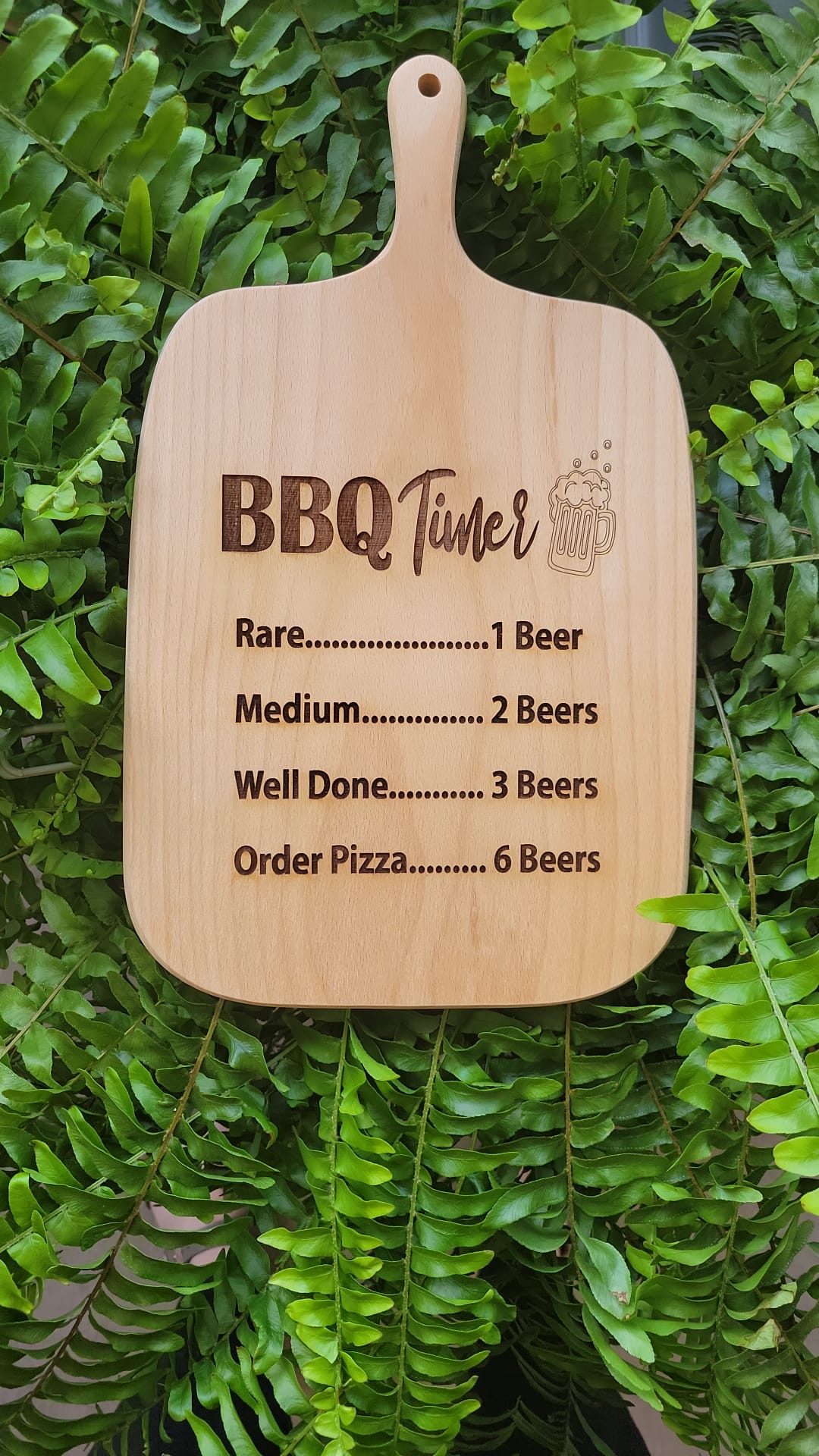 ENGRAVED BBQ TIMER BOARD