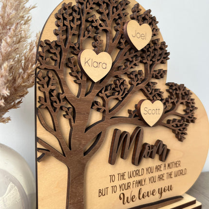 WALNUT FAMILY TREE - TO THE WORLD - MOTHER'S DAY