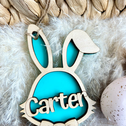 DOUBLE LAYER EASTER BUNNY TAG