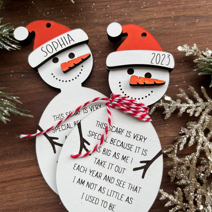 SNOWMAN CHILDS HEIGHT SCRAF