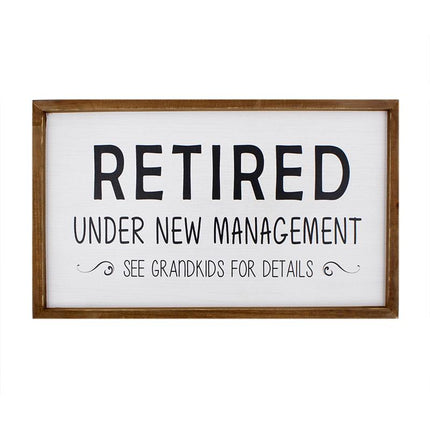 RETIRED UNDER NEW MANAGEMENT SIGN / K29658 *
