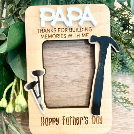 FATHER'S DAY MAGNET - BUILDING MEMORIES