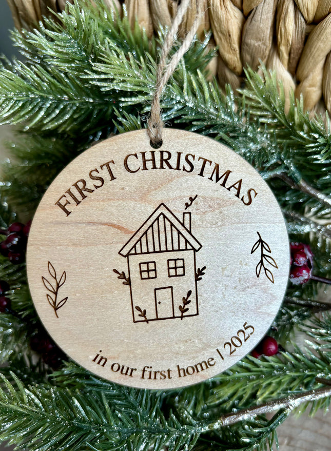FIRST CHRISTMAS IN OUR FIRST HOME | OUR NEW HOME 2024 ORNAMENTS