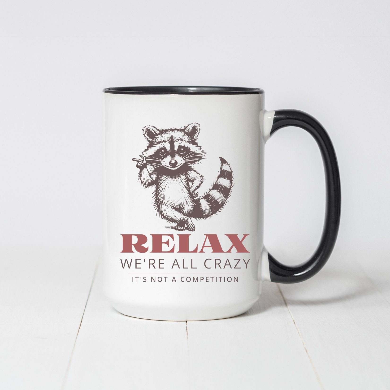 CI - 0239 - WE'RE ALL CRAZY COFFEE MUG - 1