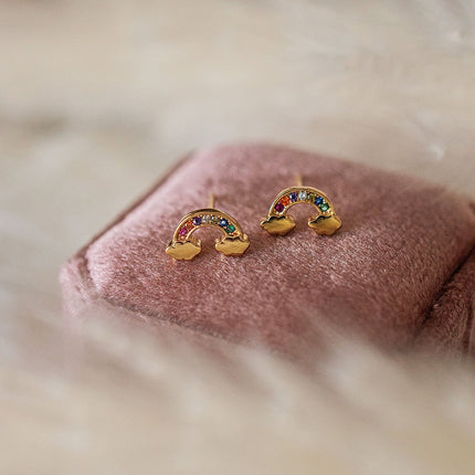 CRJ-003-Rainbow Studs - 1