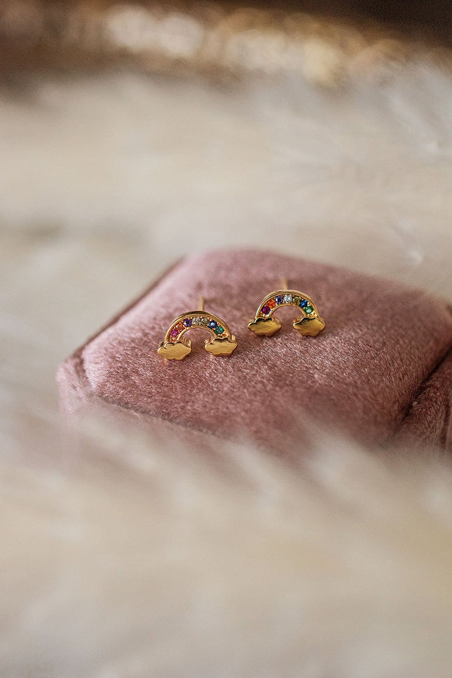 CRJ-003-Rainbow Studs - 1
