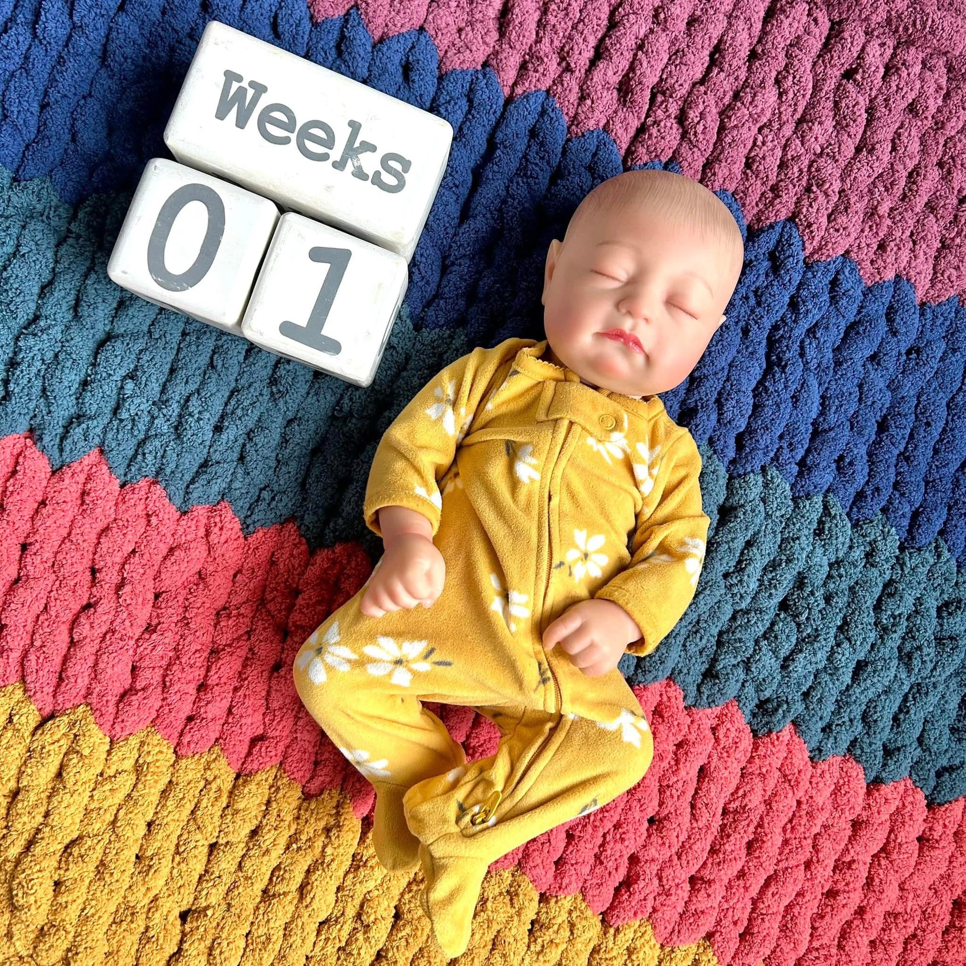 AND - 1050 - Baby Rainbow Blanket - 2