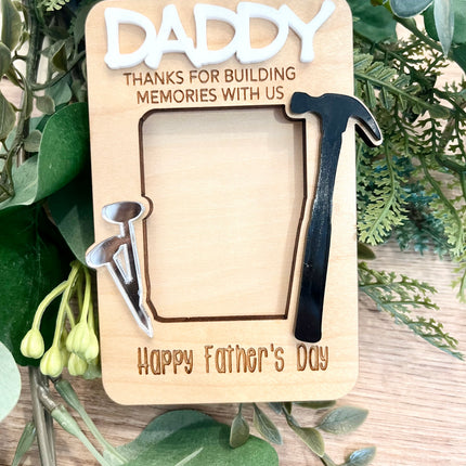 FATHER'S DAY MAGNET - BUILDING MEMORIES