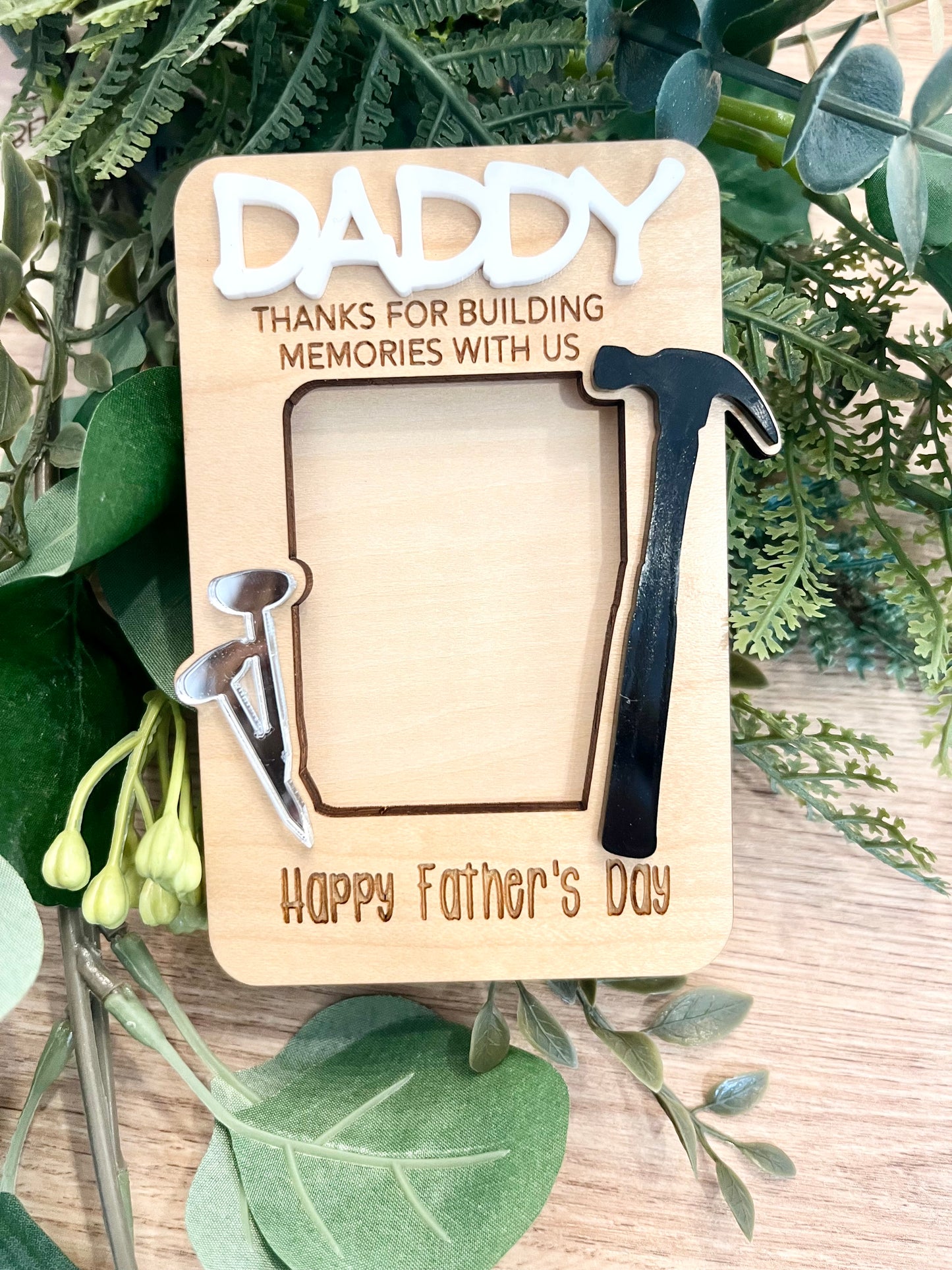 FATHER'S DAY MAGNET - BUILDING MEMORIES