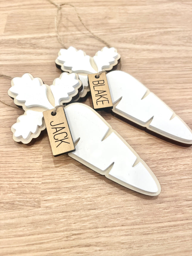 CARROT EASTER TAGS