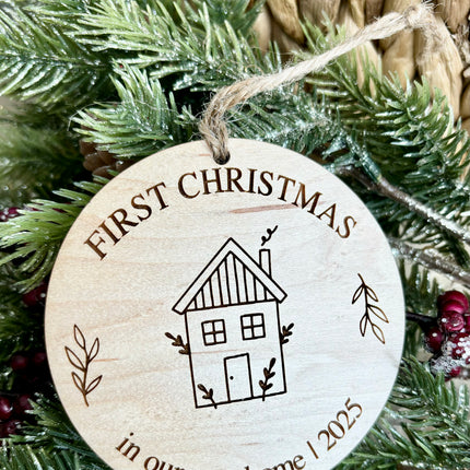 FIRST CHRISTMAS IN OUR FIRST HOME | OUR NEW HOME 2024 ORNAMENTS