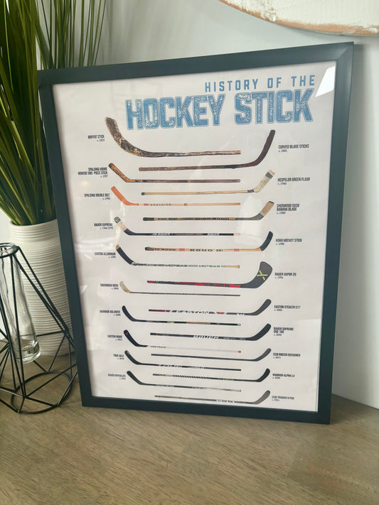 HOCKEY STICK PRINT