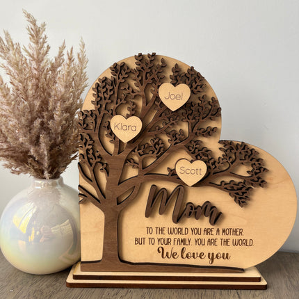 WALNUT FAMILY TREE - TO THE WORLD - MOTHER'S DAY
