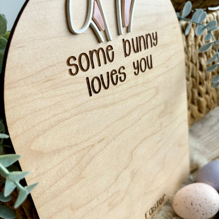 SOME BUNNY LOVES YOU - EASTER FOOTPRINT DIY