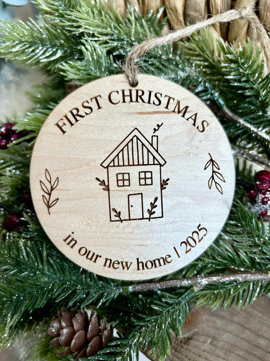 FIRST CHRISTMAS IN OUR FIRST HOME | OUR NEW HOME 2024 ORNAMENTS
