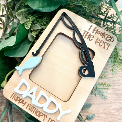 FATHER'S DAY MAGNET - WE HOOKED THE BEST