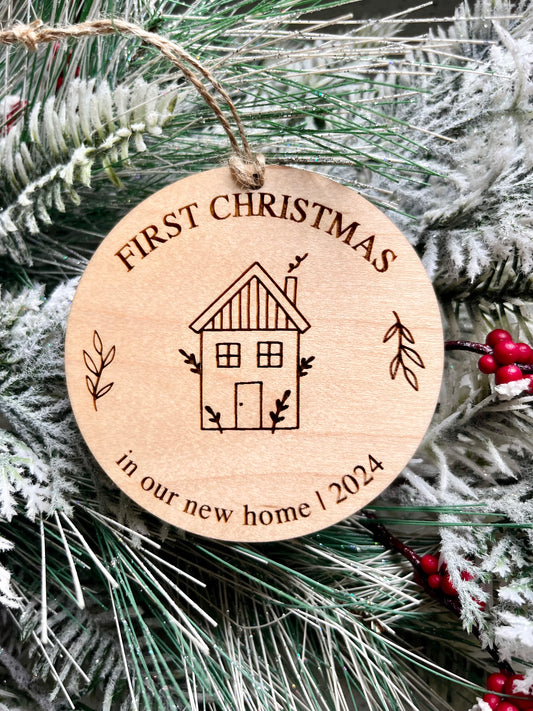 FIRST CHRISTMAS IN OUR FIRST HOME | OUR NEW HOME 2024 ORNAMENTS