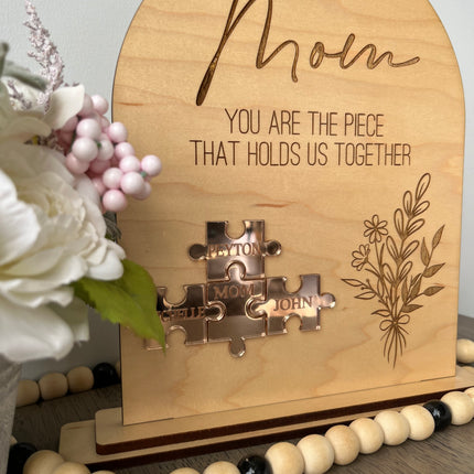 ACRYLIC PUZZLE - THE PIECE THAT HOLDS US TOGETHER