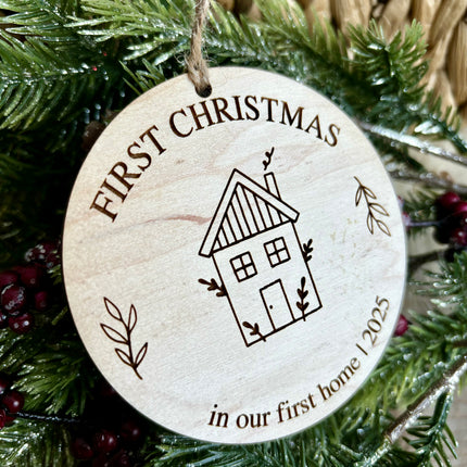 FIRST CHRISTMAS IN OUR FIRST HOME | OUR NEW HOME 2024 ORNAMENTS