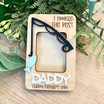 FATHER'S DAY MAGNET - WE HOOKED THE BEST