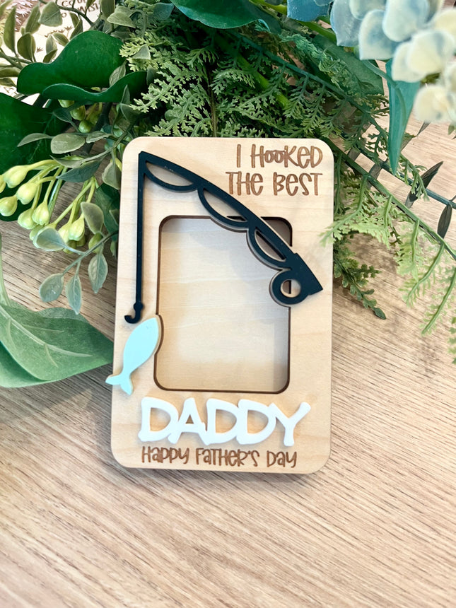 FATHER'S DAY MAGNET - WE HOOKED THE BEST