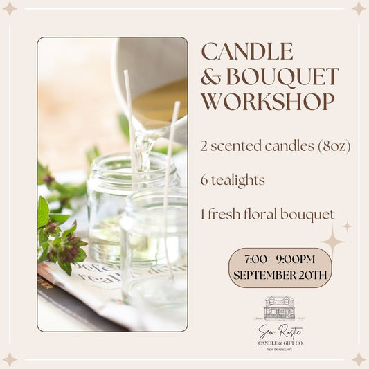 CANDLE & BOUQUET WORKSHOP