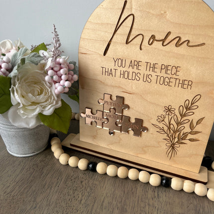 ACRYLIC PUZZLE - THE PIECE THAT HOLDS US TOGETHER